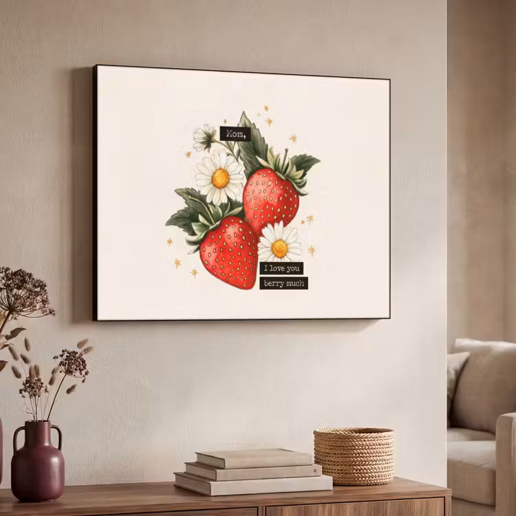 Art Frame - Aardbeien - Madeliefjes - Quote - Sterretjes — 7