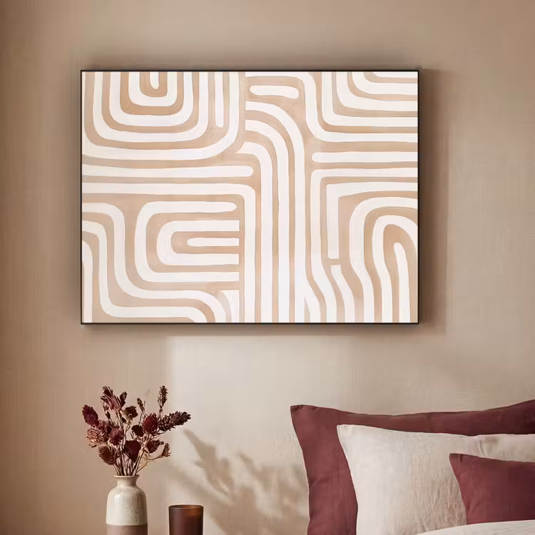 Art Frame - Aardetinten - Labyrintpatroon — 3