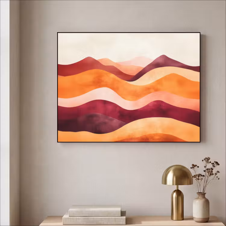 Art Frame - Abstract - Landschap - Golven — 5