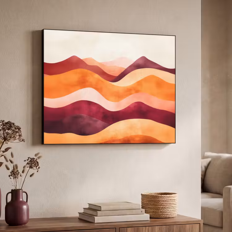 Art Frame - Abstract - Landschap - Golven — 7