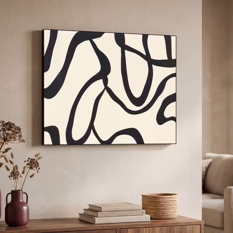 Art Frame - Abstract - Lijnen - Modern - Beige — 7