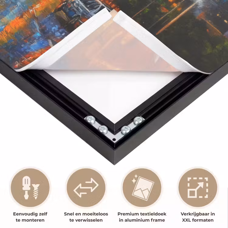 Art Frame - Auto - Skyline - Zon - Blauw — 4