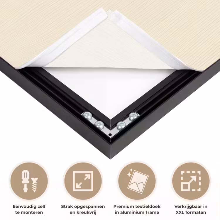 Art Frame - Beige - Lijnen - Golvend - Abstract — 8