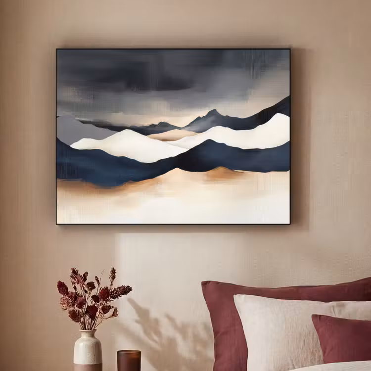 Art Frame - Bergen - Donkerblauw - Landschap — 3
