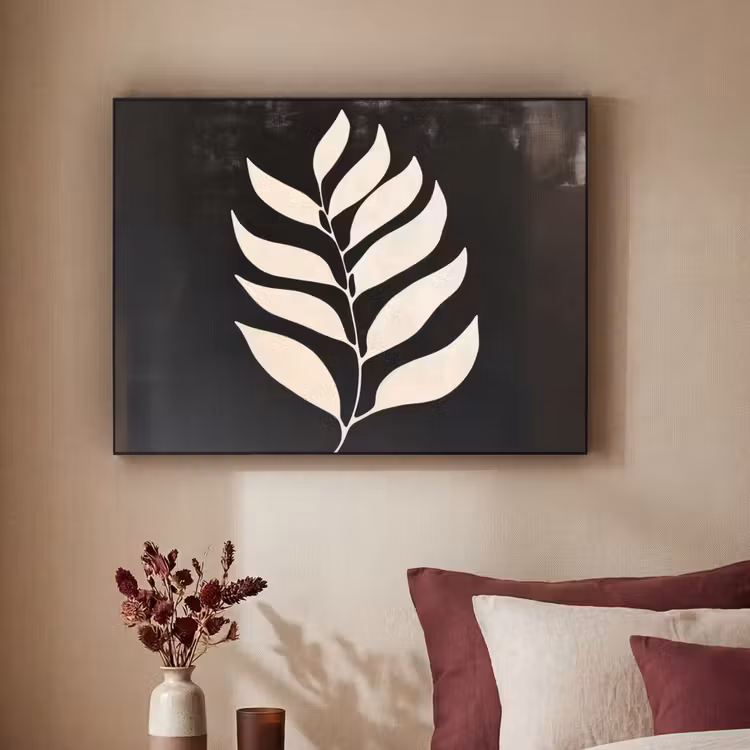 Art Frame - Blad - Wit - Minimalistisch — 3