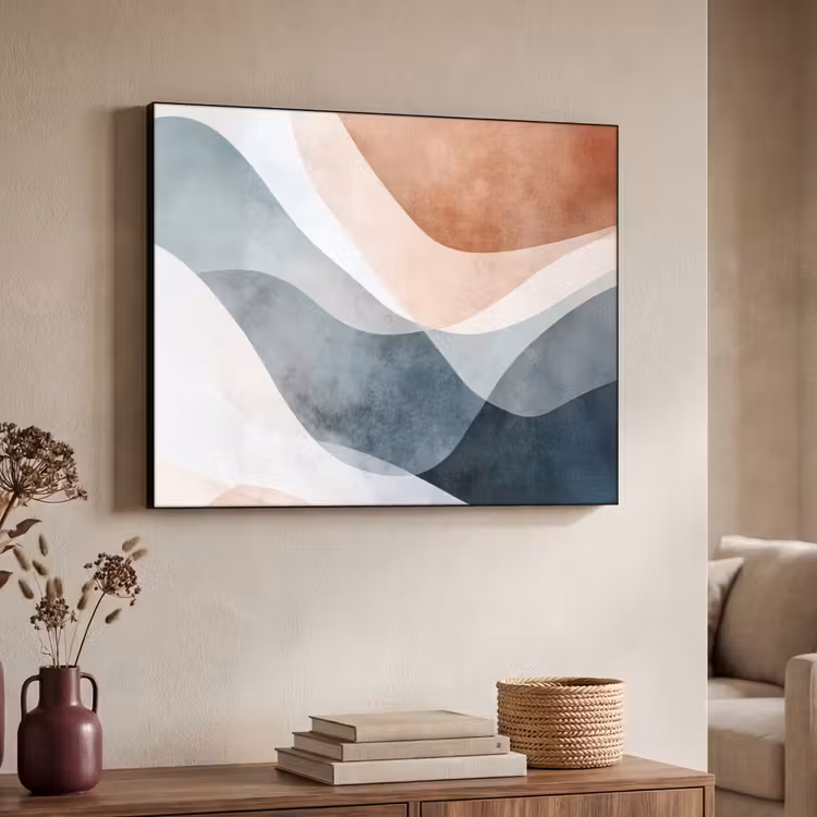 Art Frame - Abstract - Golven - Blauw — 7
