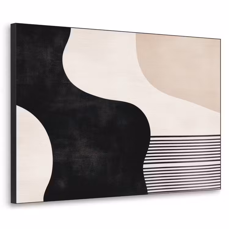 Art Frame - Abstract - Japandi - Beige - Modern — 1