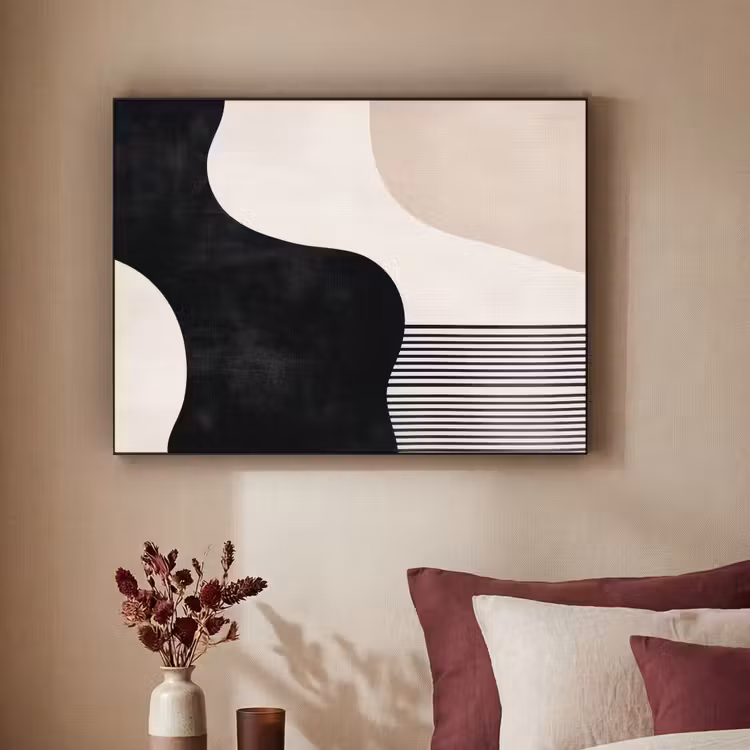 Art Frame - Abstract - Japandi - Beige - Modern — 3
