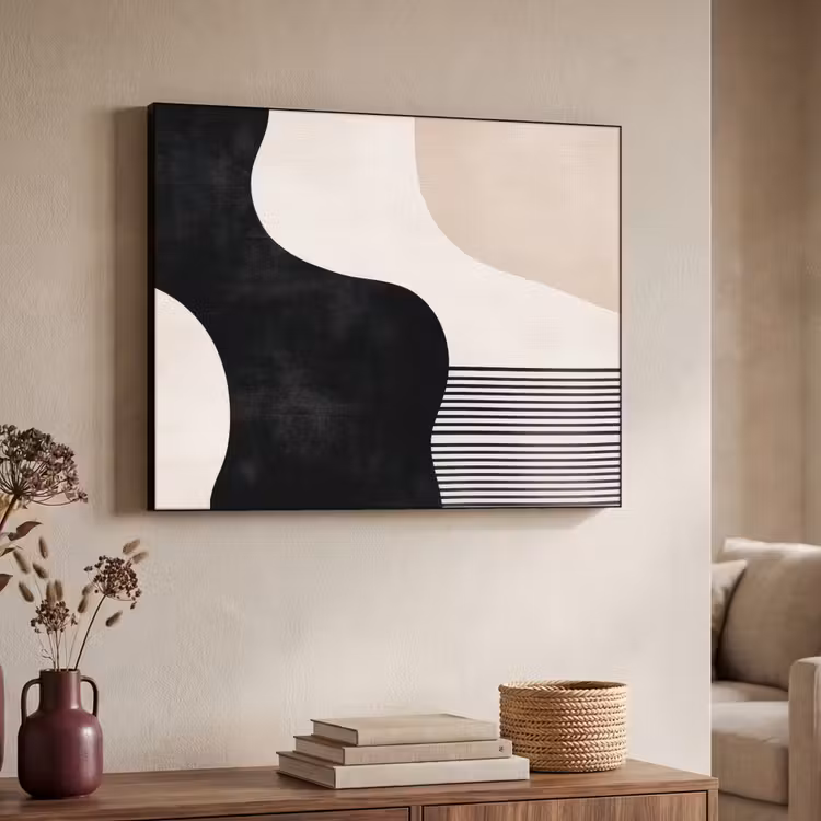 Art Frame - Abstract - Japandi - Beige - Modern — 7