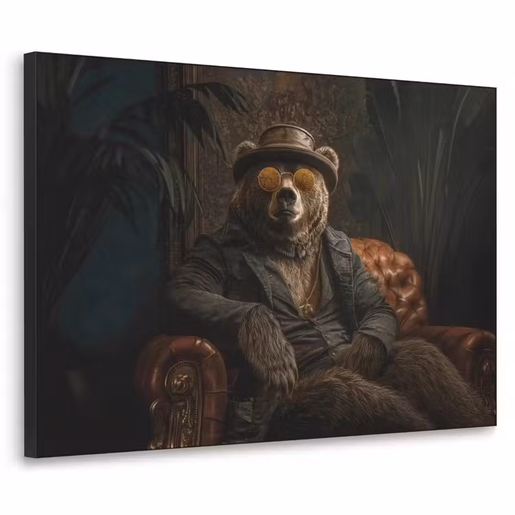 Art Frame - Beer - Bruin - Pak - Hoed — 1