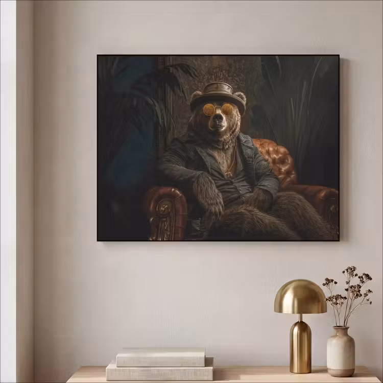 Art Frame - Beer - Bruin - Pak - Hoed — 5