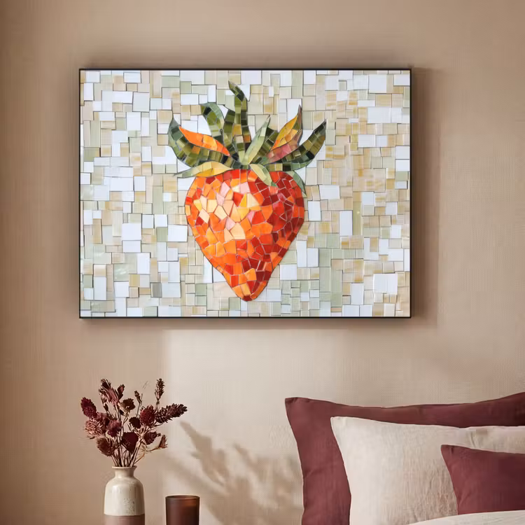 Art Frame - Aardbei - Rood - Mozaïek - Fruit — 3