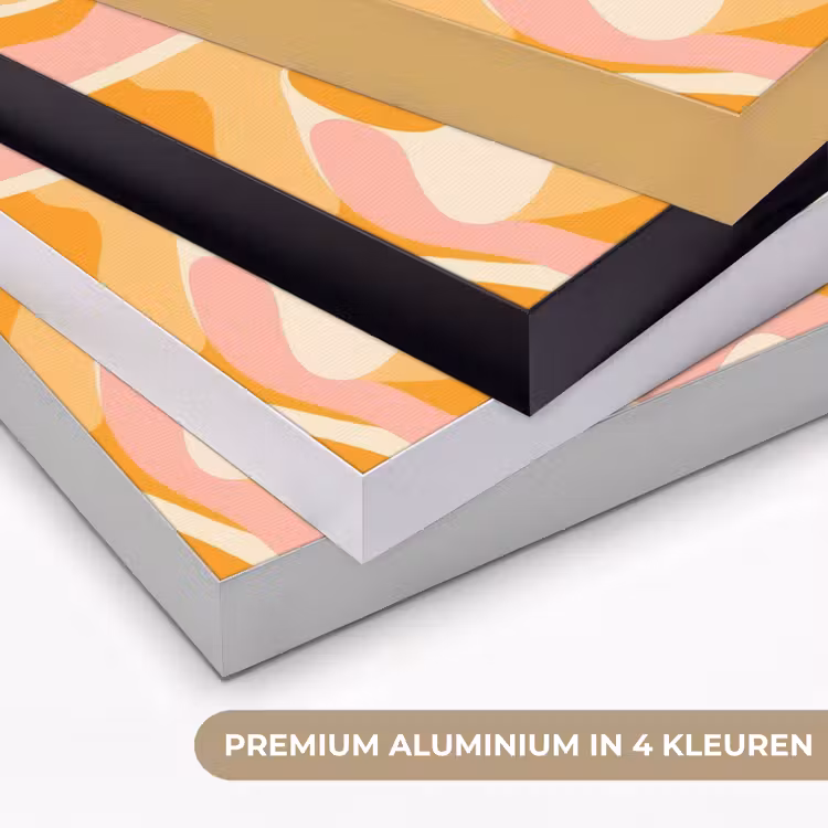 Art Frame - Abstract - Golvend - Oranje — 2