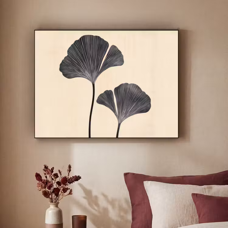 Art Frame - Bladeren - Minimalistisch - Zwart — 3