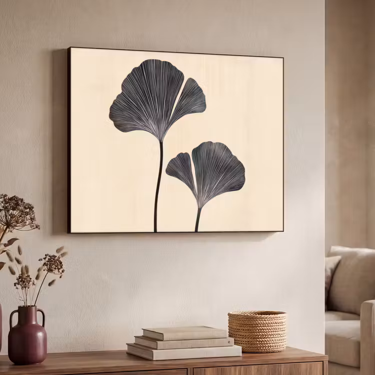 Art Frame - Bladeren - Minimalistisch - Zwart — 7