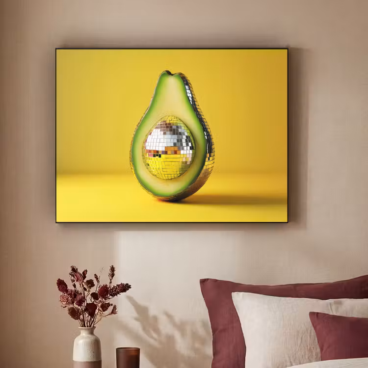 Art Frame - Avocado - Discobal - Geel - Glitter — 3