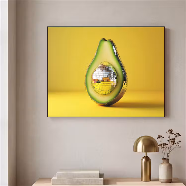 Art Frame - Avocado - Discobal - Geel - Glitter — 5