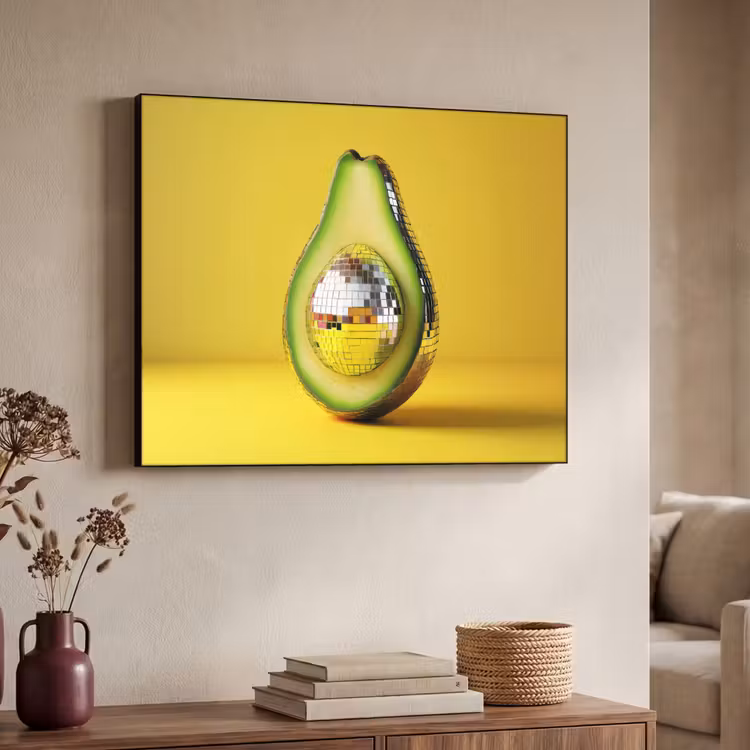 Art Frame - Avocado - Discobal - Geel - Glitter — 7