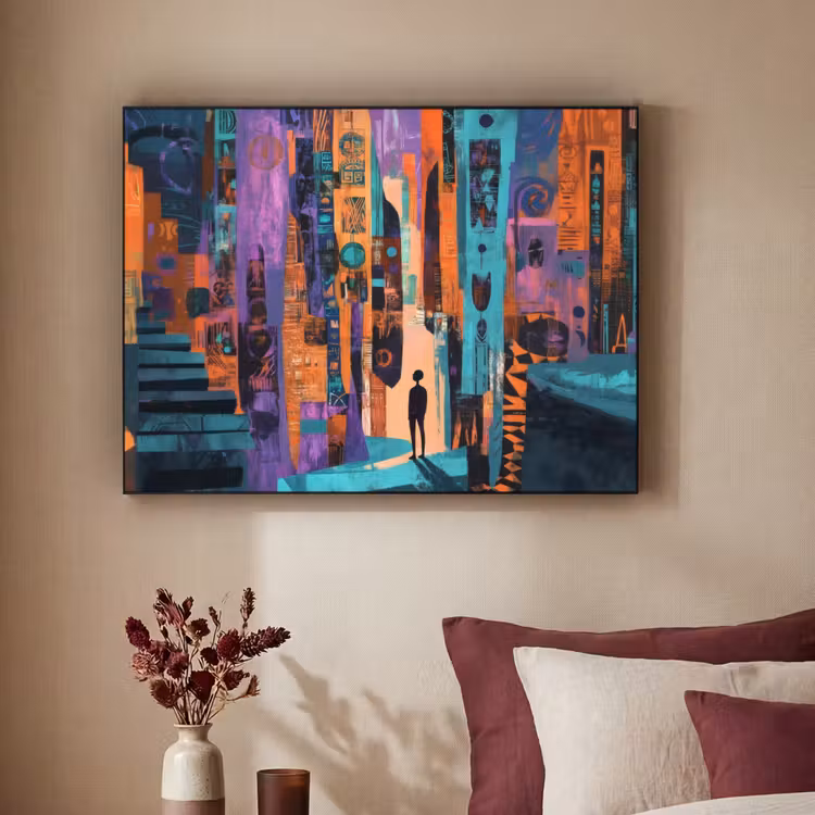 Art Frame - Abstract - Figuren - Kleurrijk — 3