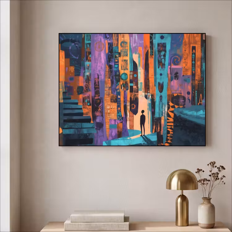 Art Frame - Abstract - Figuren - Kleurrijk — 5