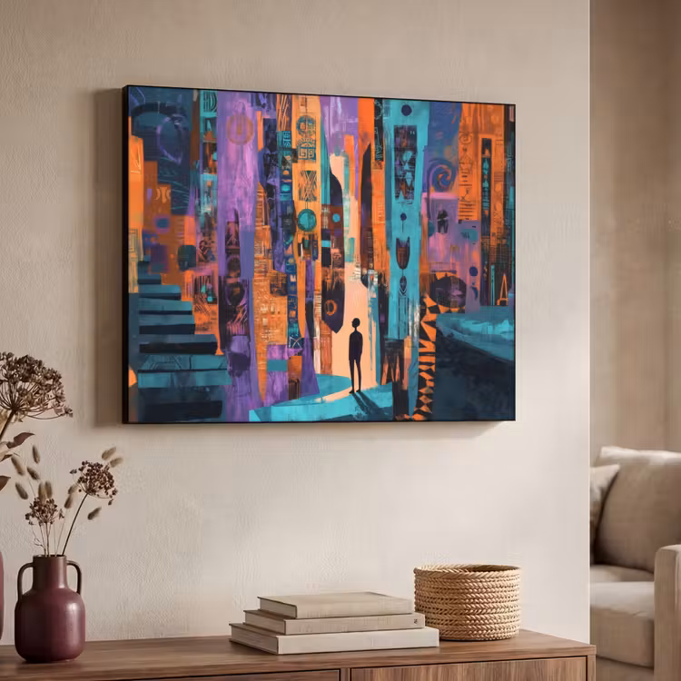 Art Frame - Abstract - Figuren - Kleurrijk — 7
