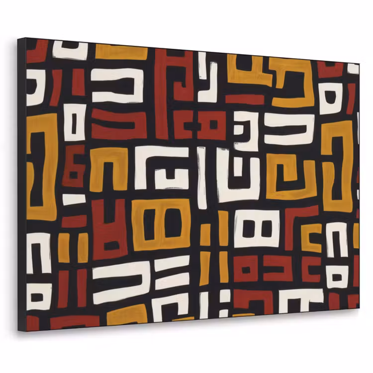 Art Frame - Abstract - Patroon - Rood — 1