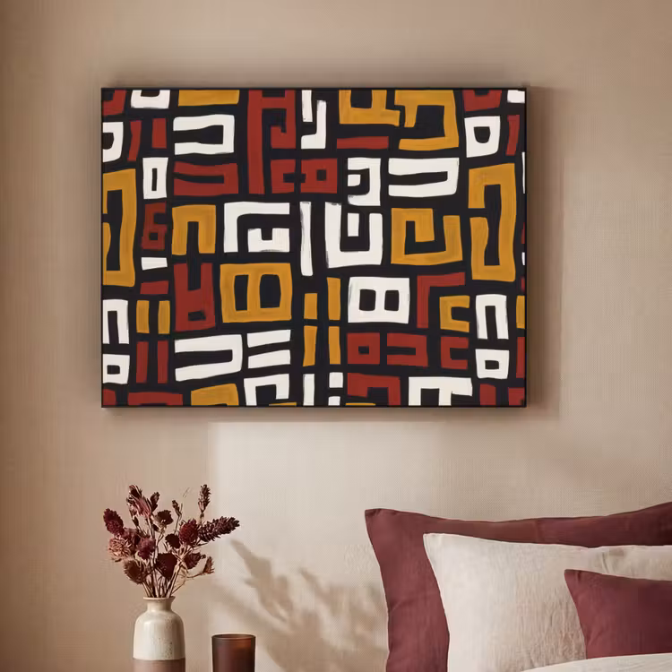 Art Frame - Abstract - Patroon - Rood — 3