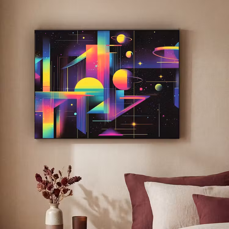 Art Frame - Abstract - Vormen - Kleurrijk - Lijnen — 3