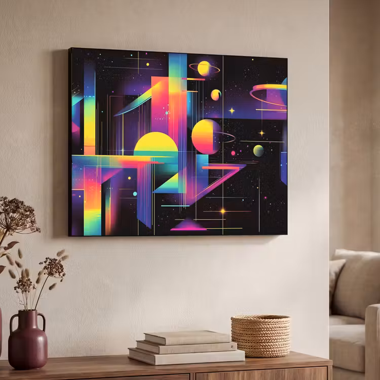 Art Frame - Abstract - Vormen - Kleurrijk - Lijnen — 7