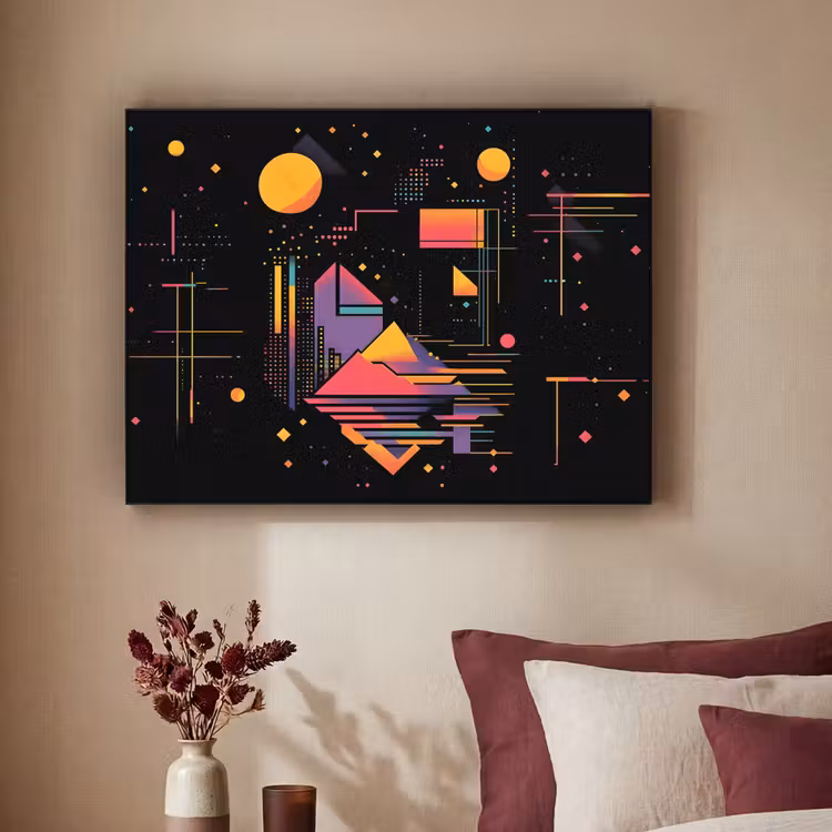 Art Frame - Abstract - Vormen - Lijnen - Kleurrijk — 3