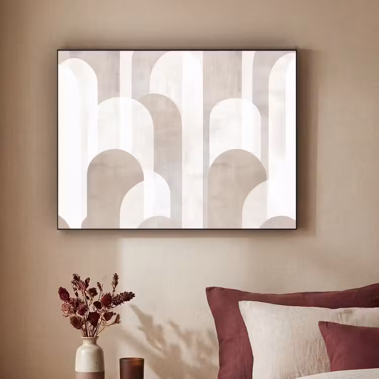 Art Frame - Abstracte bogen - Modern - Beige — 3