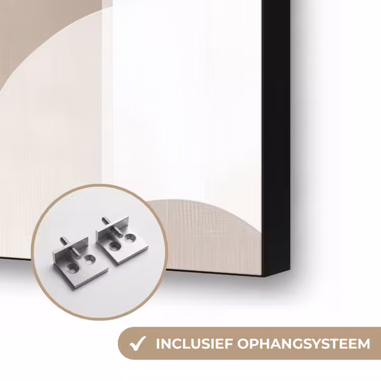 Art Frame - Abstracte bogen - Modern - Beige — 6