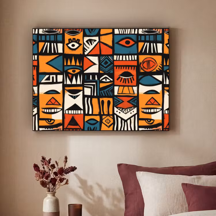 Art Frame - Abstract - Gezichten - Mozaïek — 3