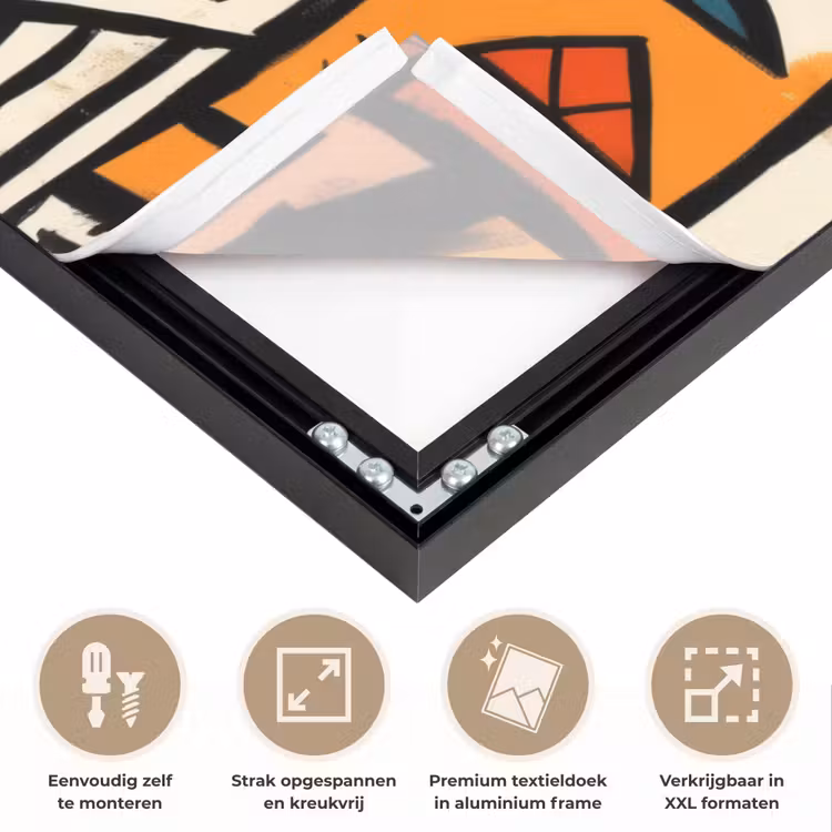 Art Frame - Abstract - Gezichten - Mozaïek — 8