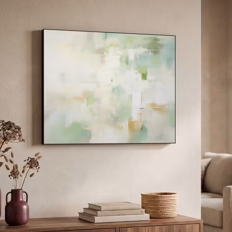Art Frame - Abstract - Kunst - Wit - Groen - Modern — 7