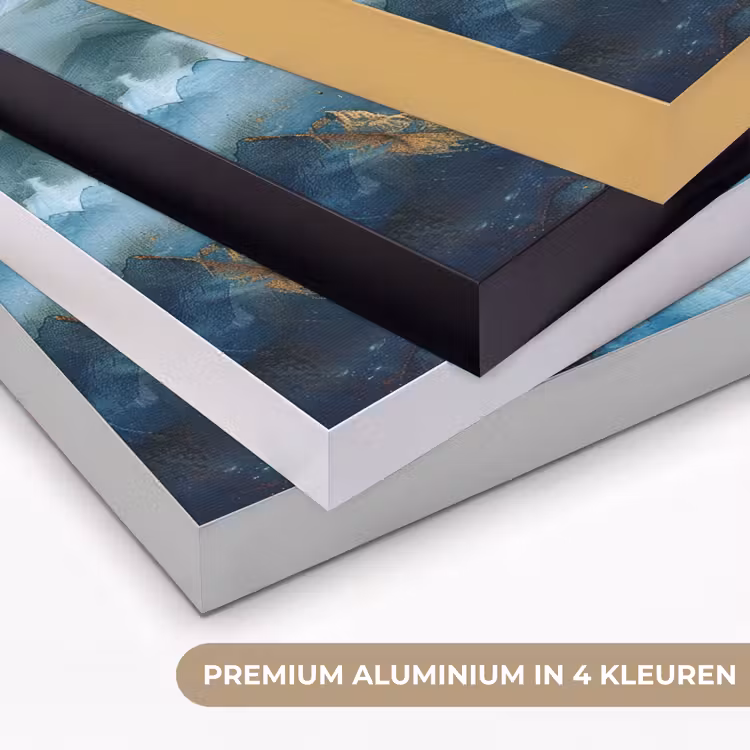 Art Frame - Abstract - Landschap - Bergen - Blauw - Modern — 2