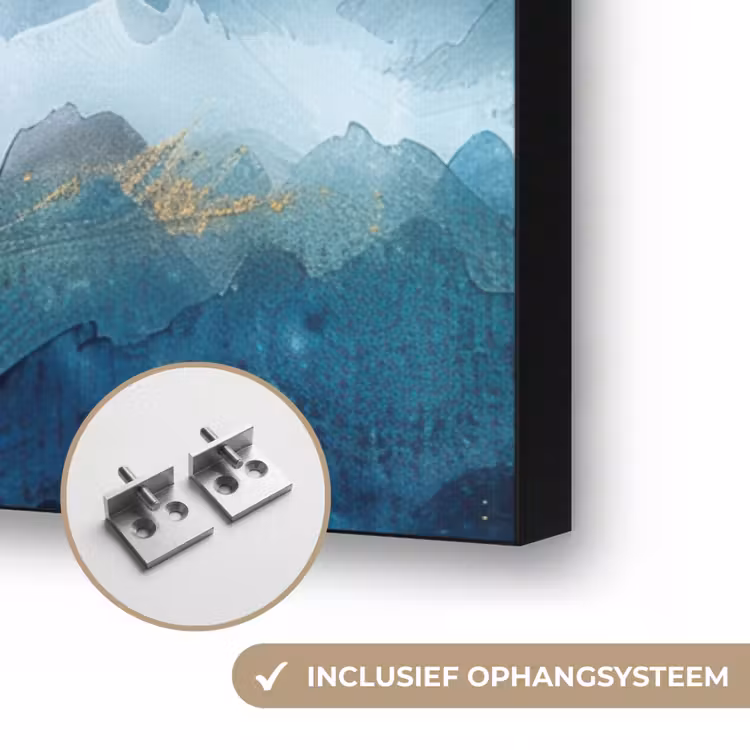 Art Frame - Abstract - Landschap - Bergen - Blauw - Modern — 6
