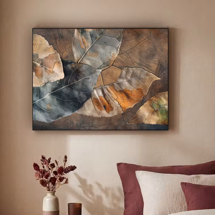 Art Frame - Bladeren - Bruin - Herfst - Natuur — 3