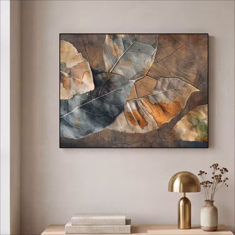 Art Frame - Bladeren - Bruin - Herfst - Natuur — 5