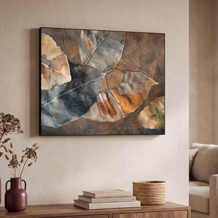 Art Frame - Bladeren - Bruin - Herfst - Natuur — 7