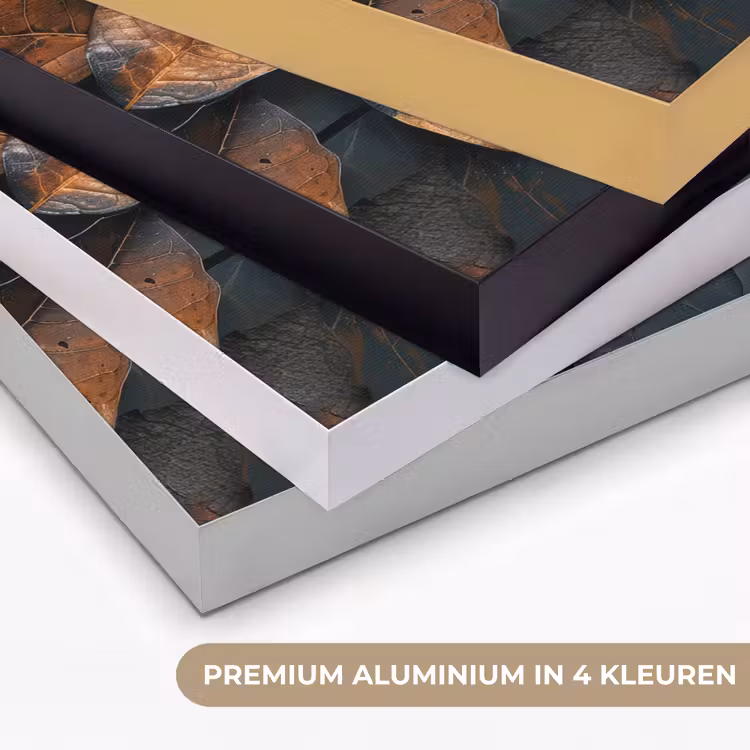 Art Frame - Bladeren - Herfst - Grijs - Natuur — 2