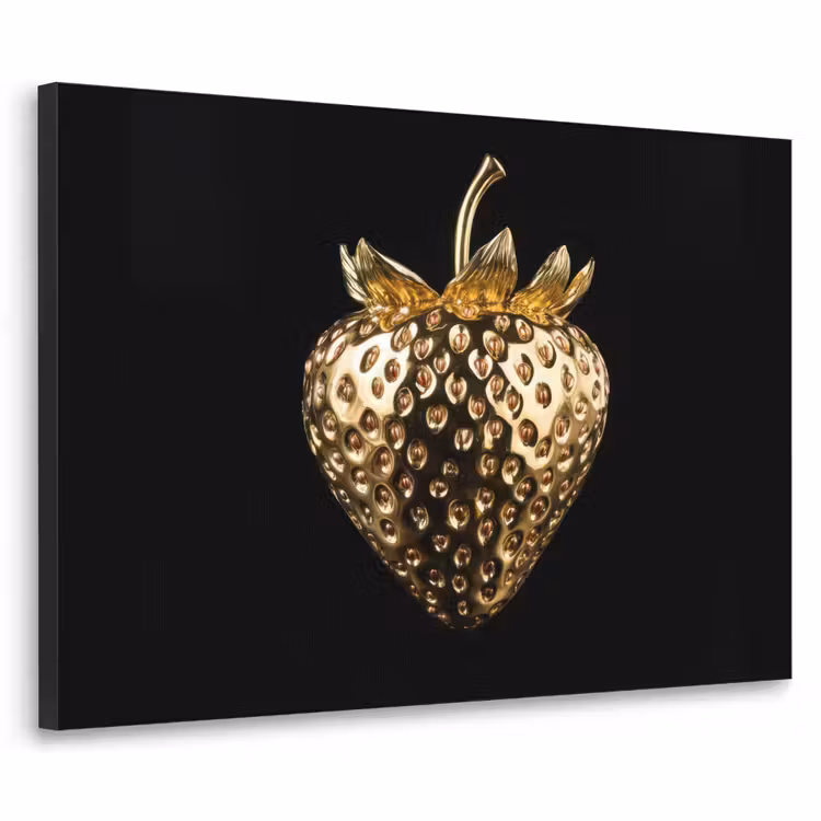 Art Frame - Aardbei - Goud - Zwart - Chrome — 1