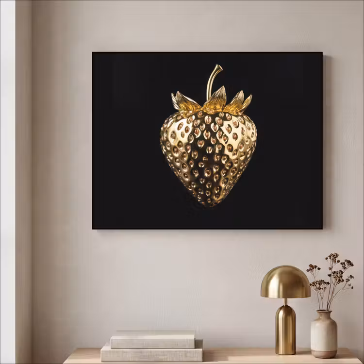 Art Frame - Aardbei - Goud - Zwart - Chrome — 5