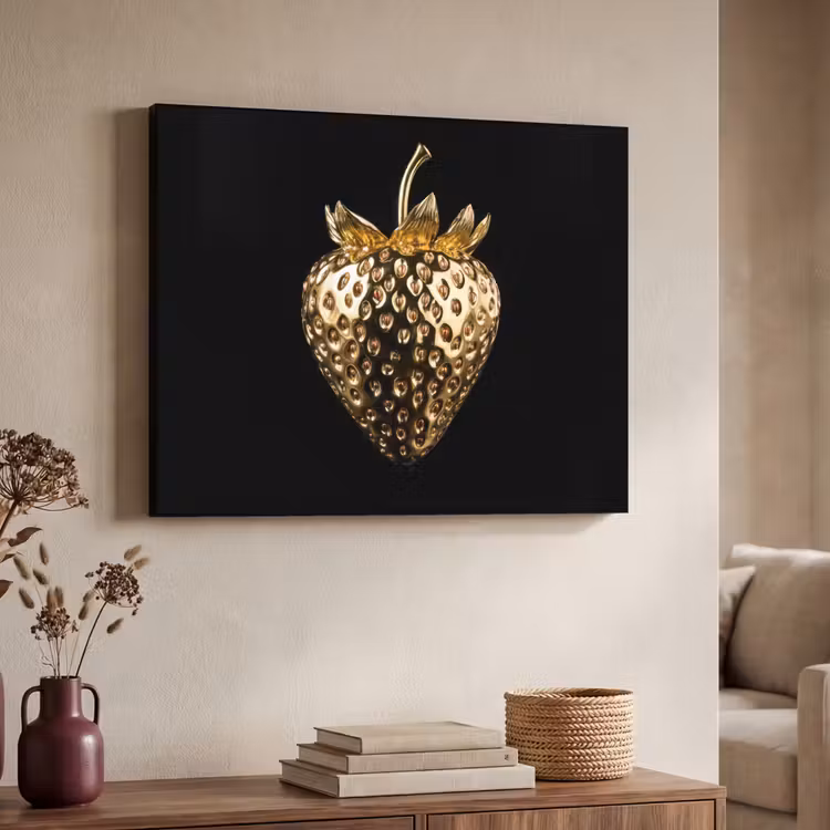 Art Frame - Aardbei - Goud - Zwart - Chrome — 7