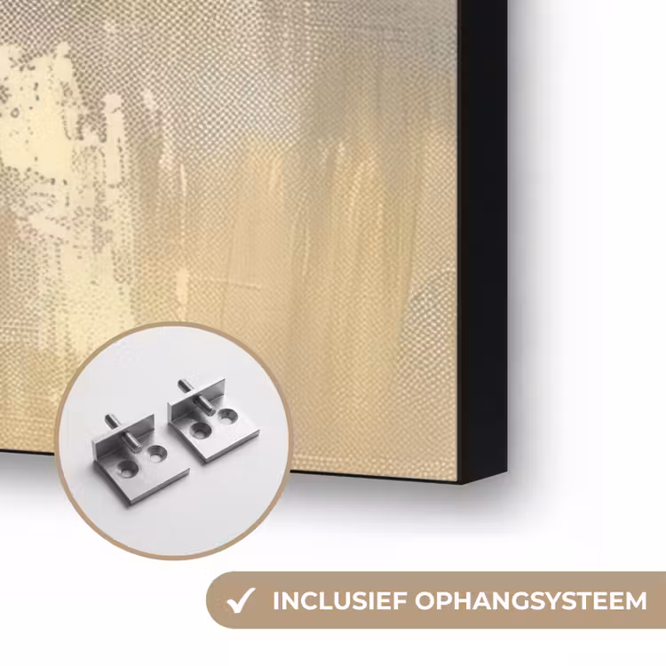 Art Frame - Abstract - Geel - Modern - Beige — 6