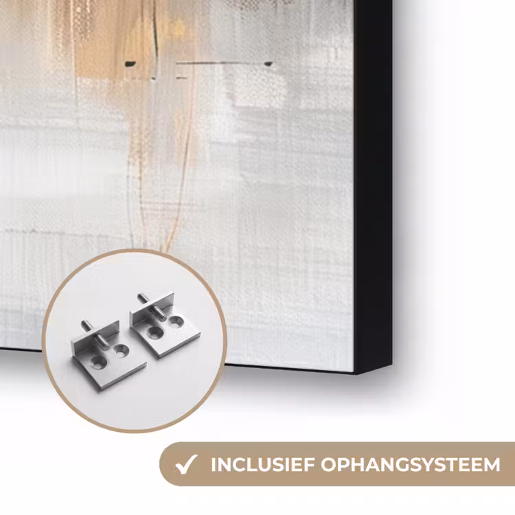 Art Frame - Abstract - Modern - Beige - Aesthetic - Goud — 6