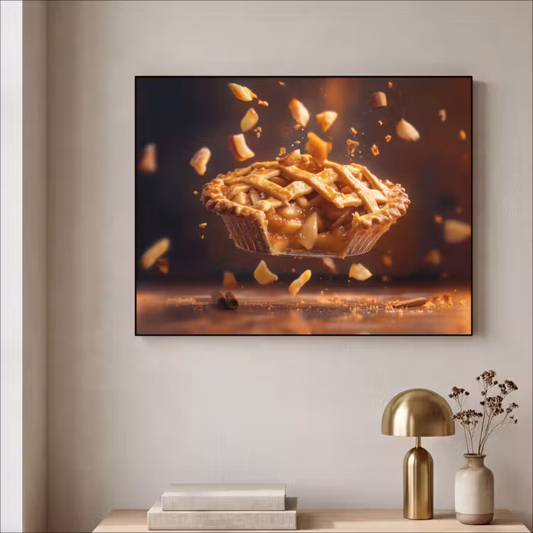 Art Frame - Appel - Taart - Warm - Eten — 5