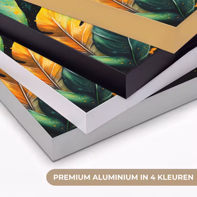 Art Frame - Bladeren - Groen - Geel - Verf - Jungle — 2