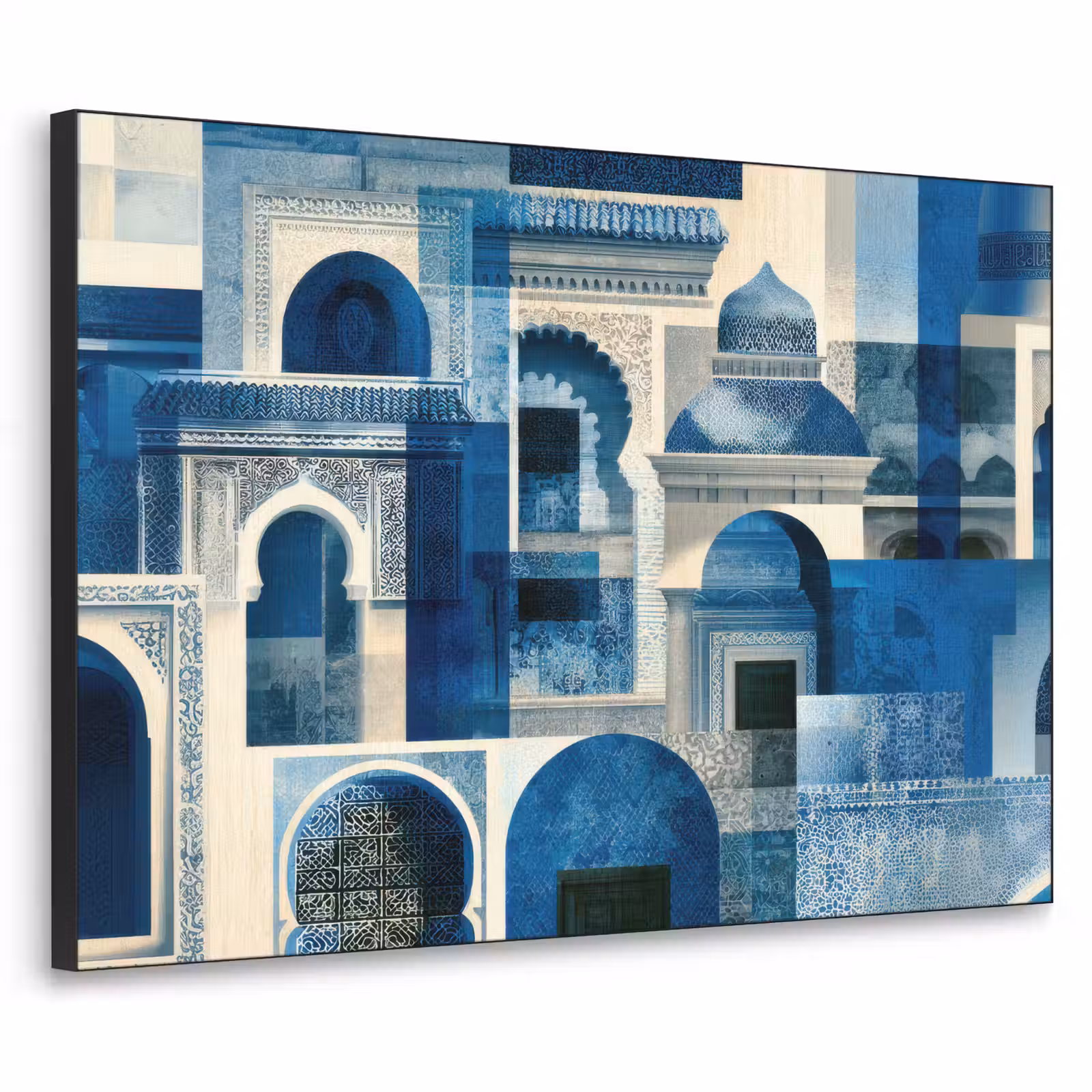 Art Frame - Abstract - Islamitisch - Blauw - Wit — 1