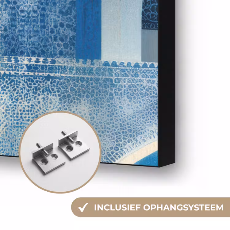 Art Frame - Abstract - Islamitisch - Blauw - Wit — 6